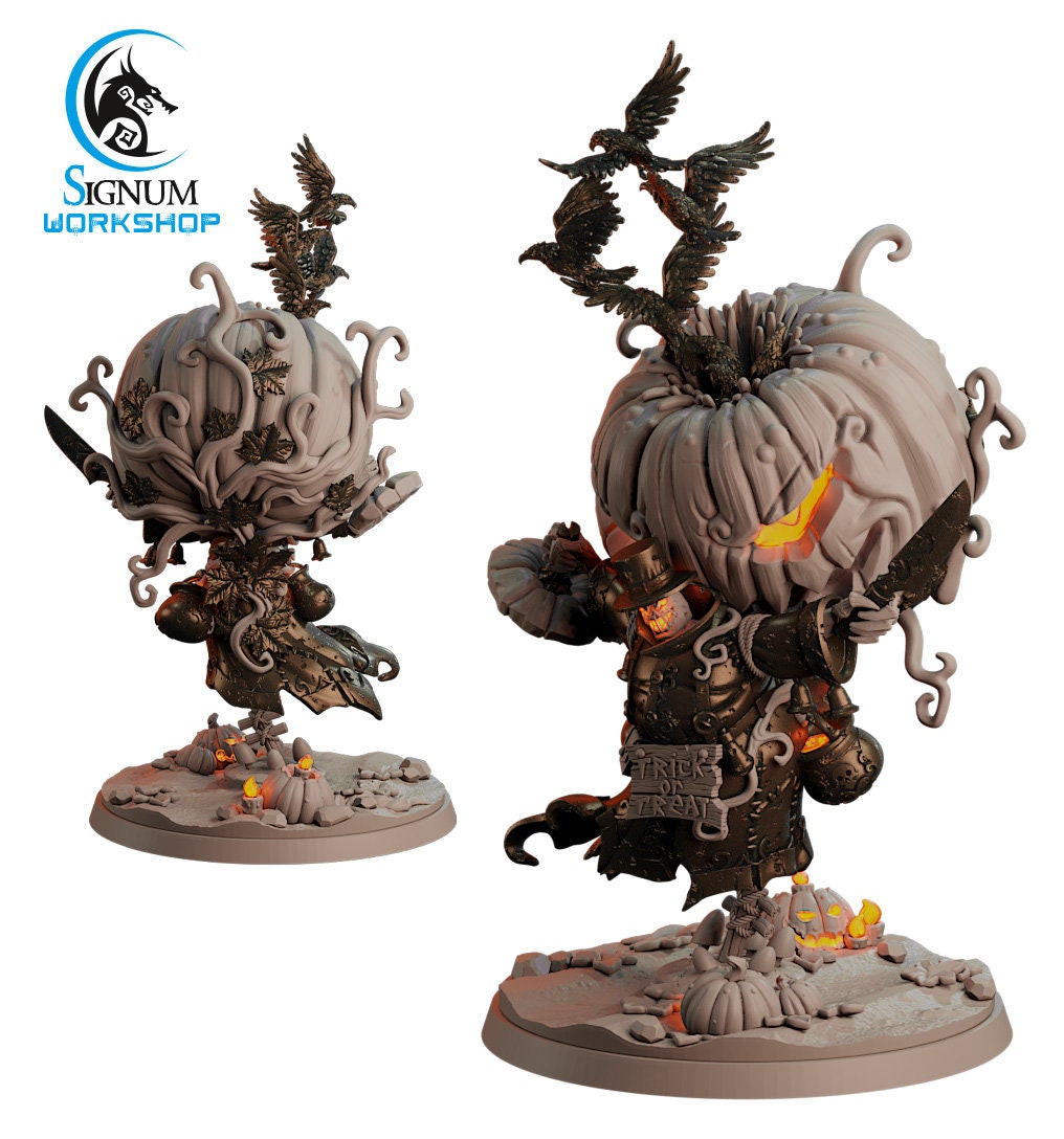 Mr Pumpkin the Gorgeous from "Last Harvest Parade" by Signum Workshop Miniatures