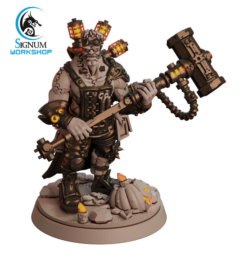 Mortville the Hammer from "Last Harvest Parade" by Signum Workshop Miniatures