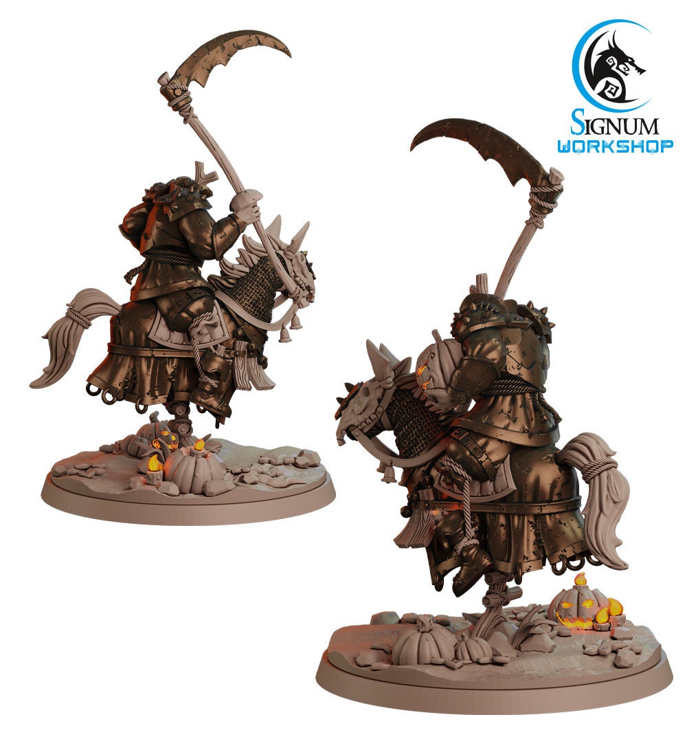 Headless Scarecrow Knight from "Last Harvest Parade" by Signum Workshop Miniatures