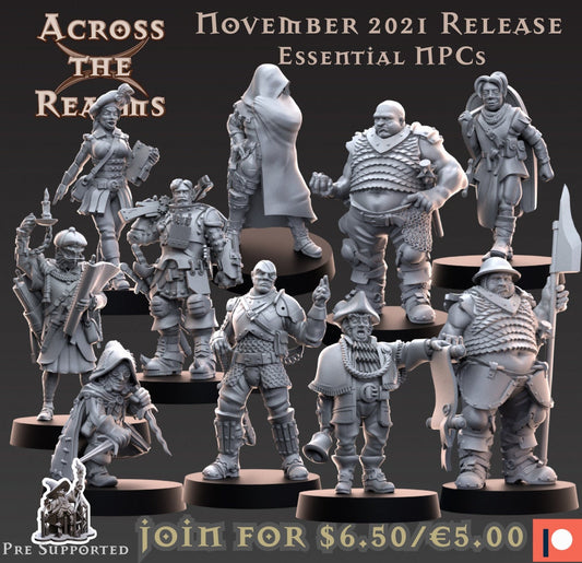 Fantasy NPCS  by Across the Realms Miniatures