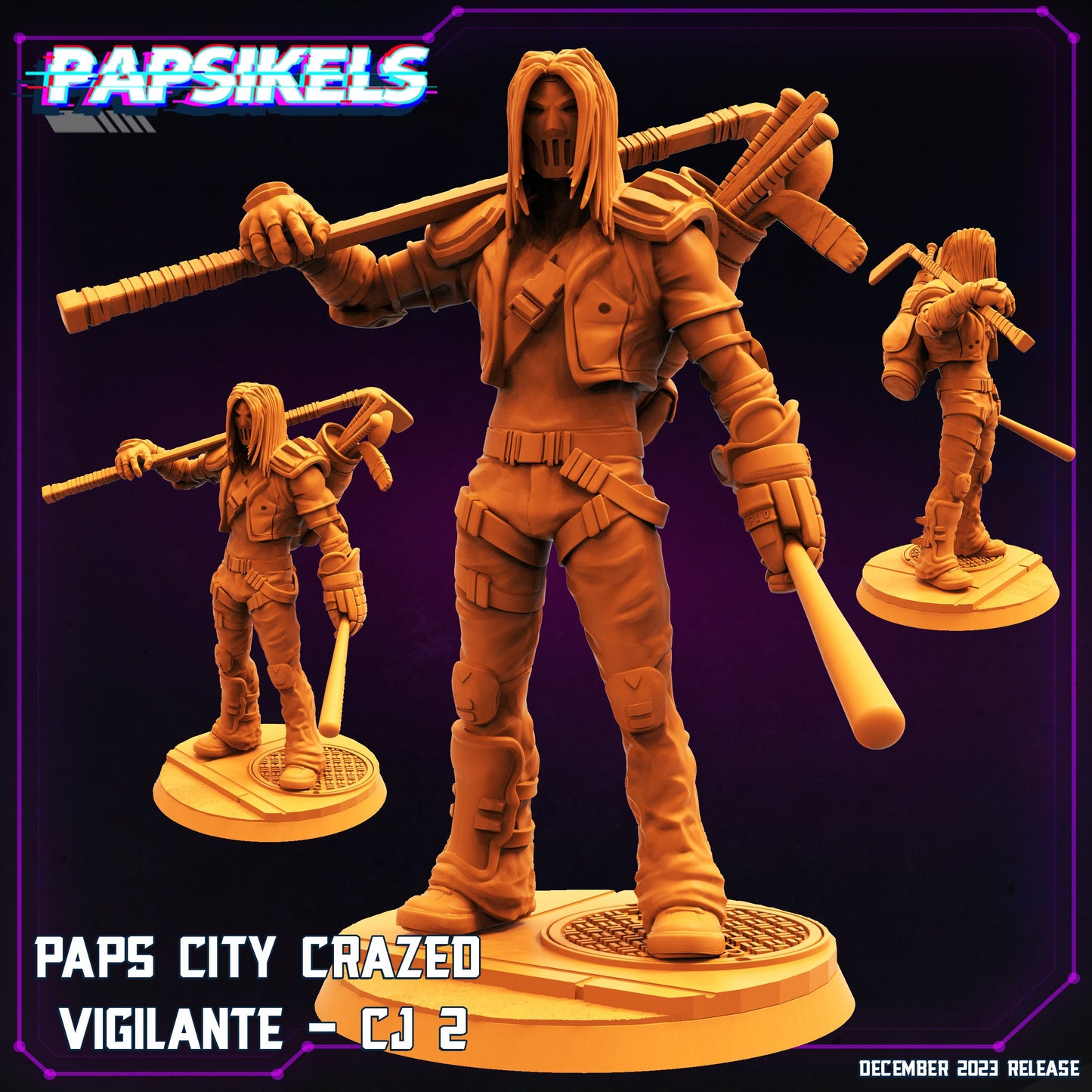 Crazed Vigilante by Papsikels Miniatures