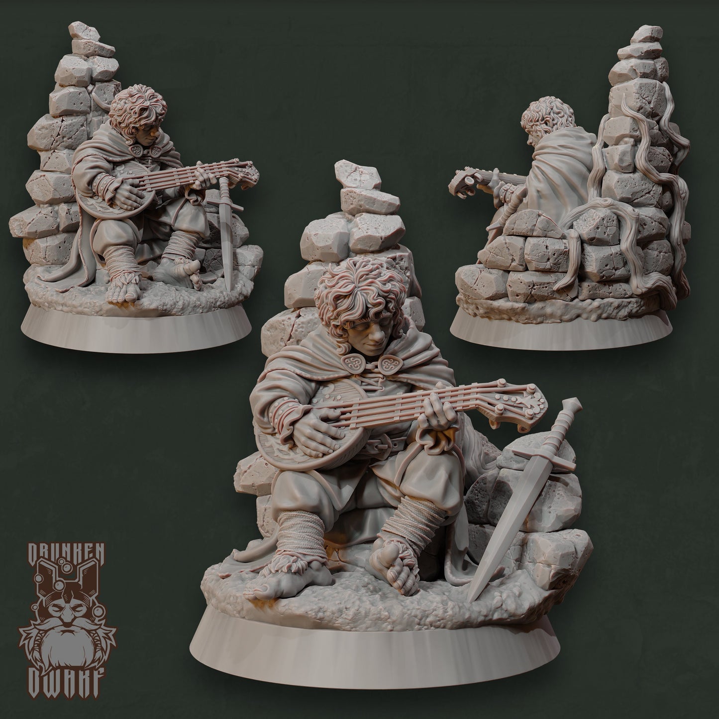 Halfling Heroes by Drunken Dwarf Miniatures