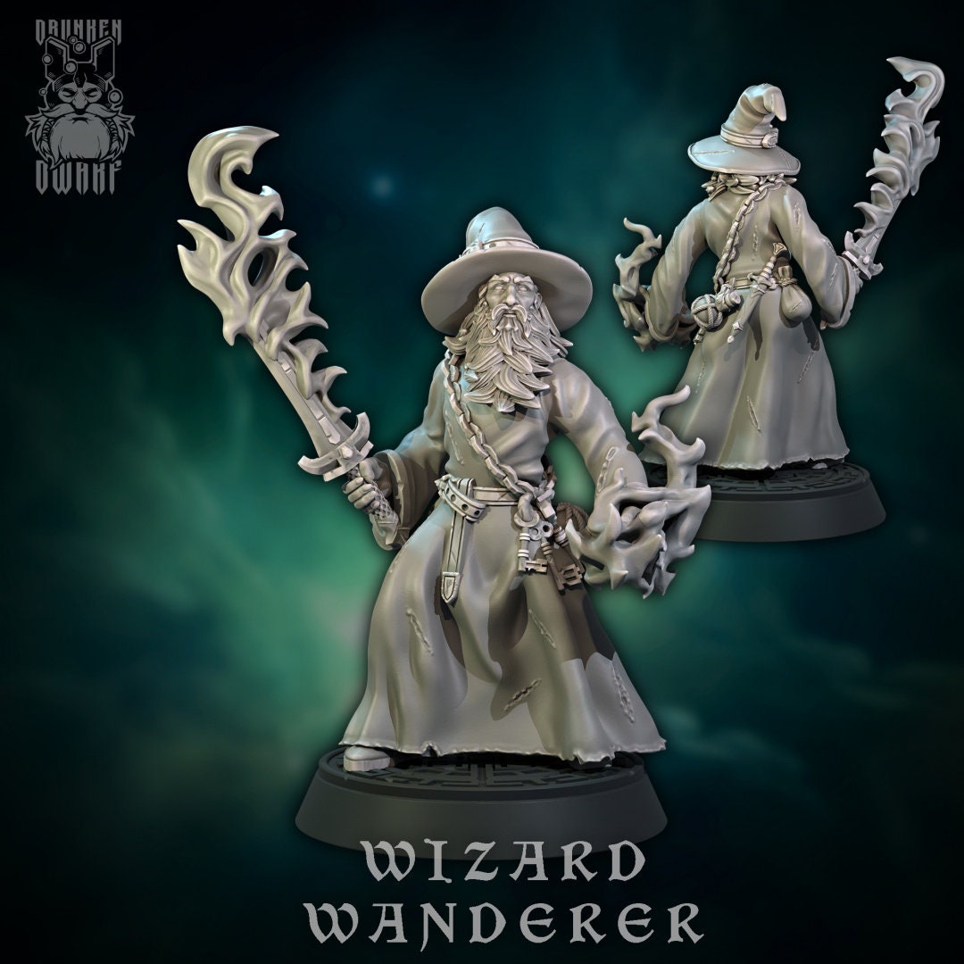 Wizards by Drunken Dwarf Miniatures