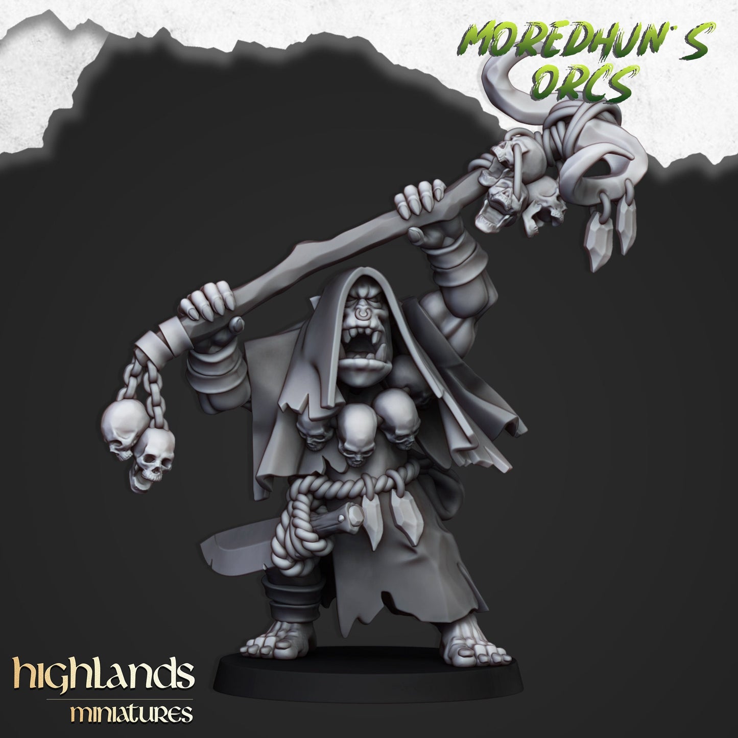 Orc Shamans By Highland Miniatures