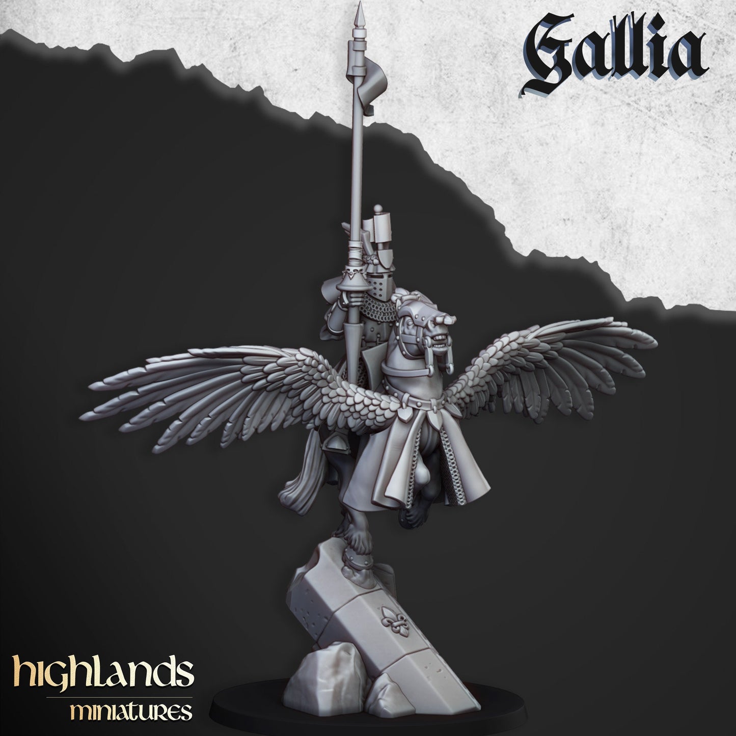 Pegasus Knight Unit of Gallia  by Highland Miniatures