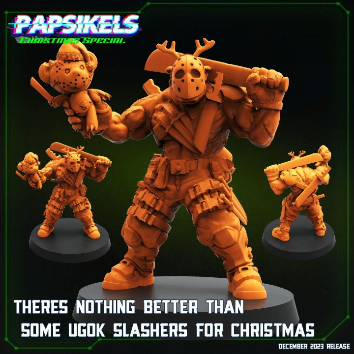 Ugok Christmas Slasher by Papsikels Miniatures