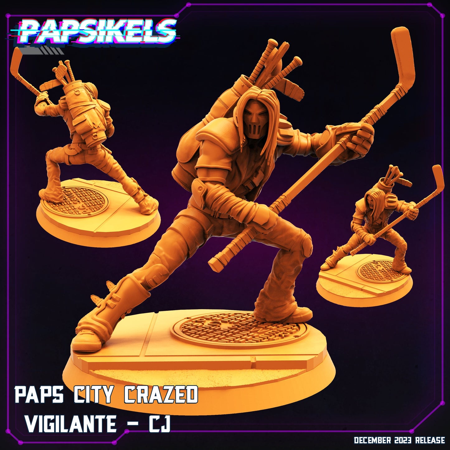 Crazed Vigilante by Papsikels Miniatures