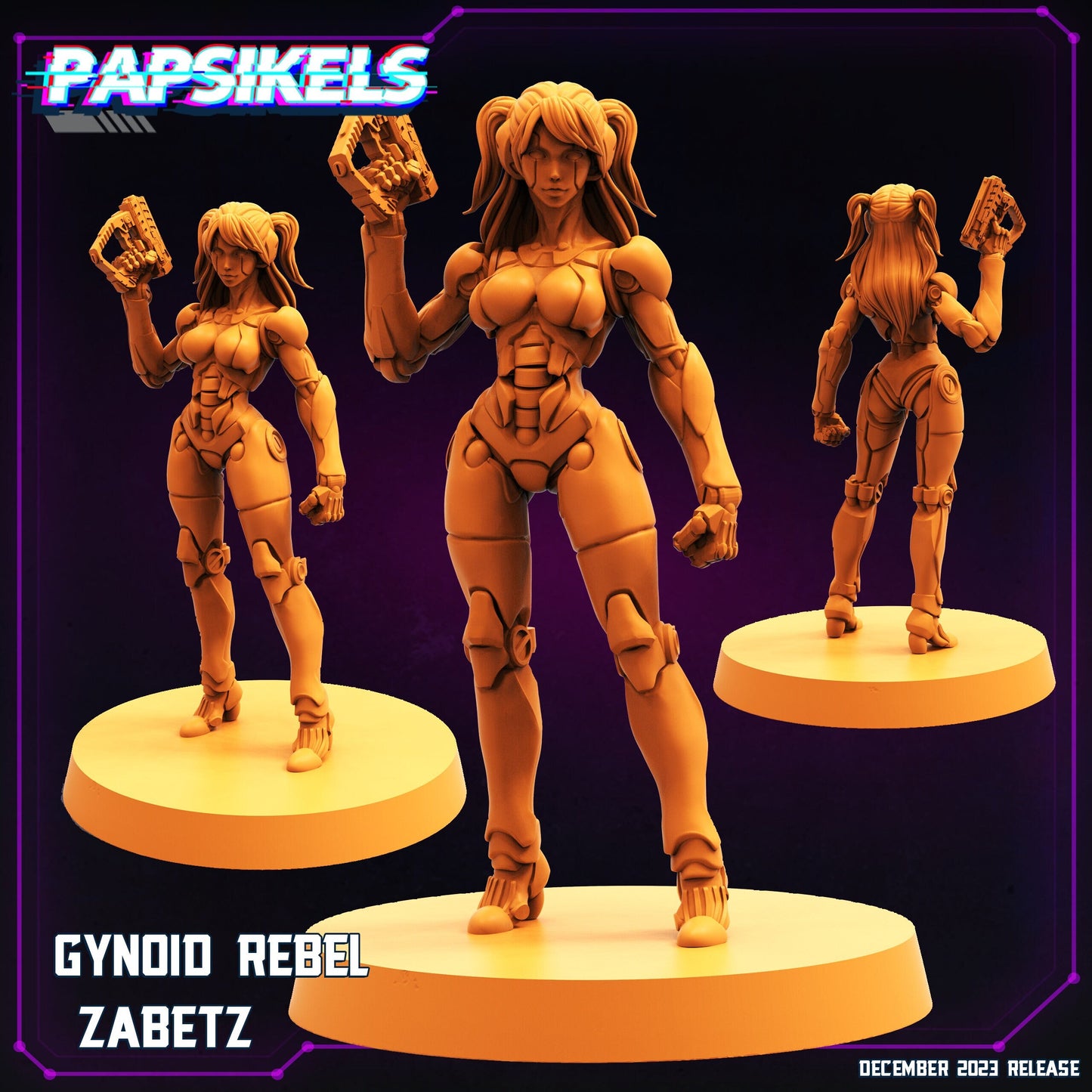 Gynoid Rebel by Papsikels Miniatures