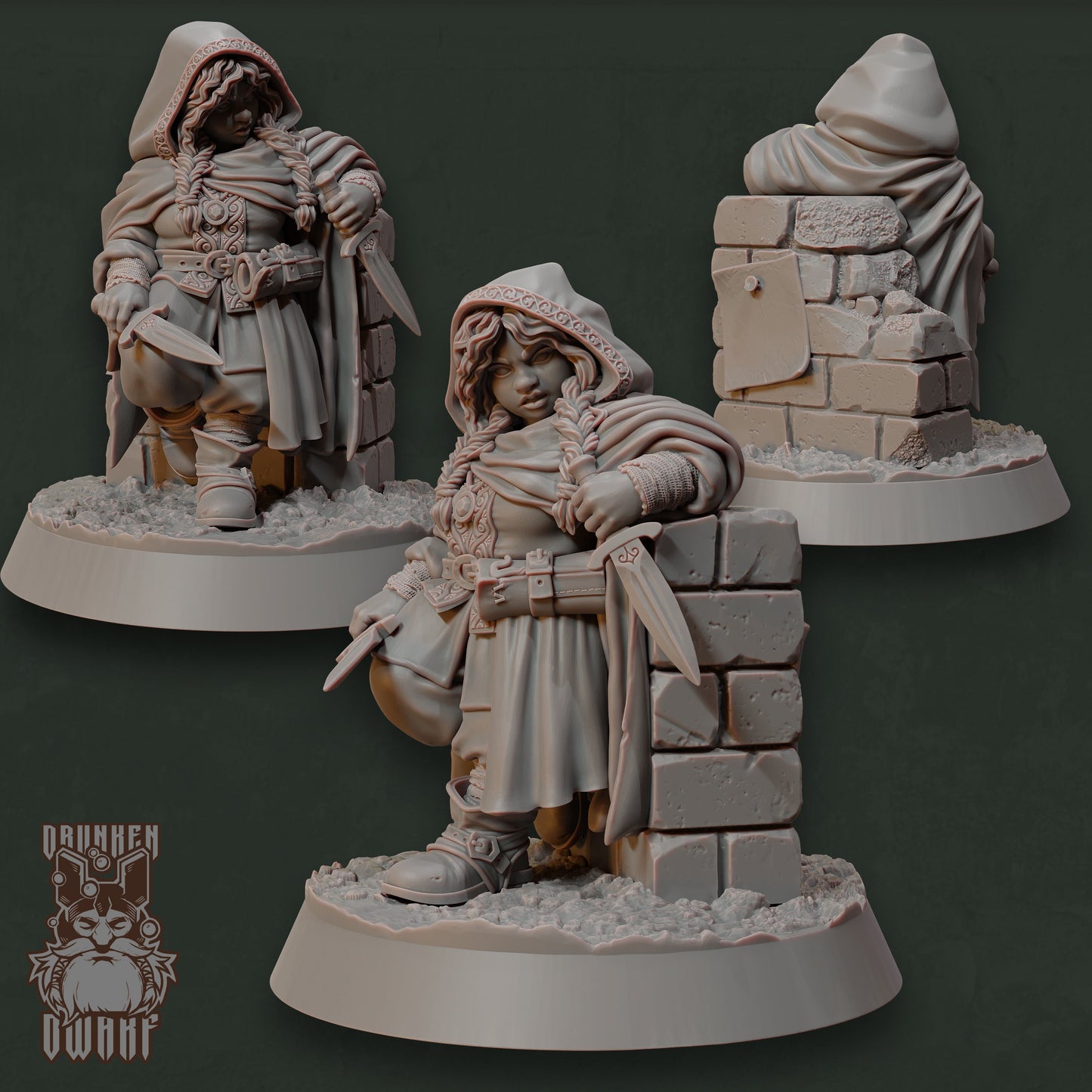 Halfling Heroes by Drunken Dwarf Miniatures