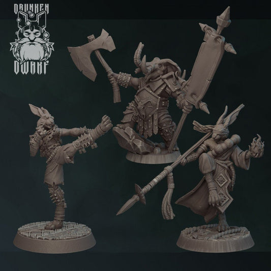 Animal Warriors Vol. 2  by Drunken Dwarf Miniatures