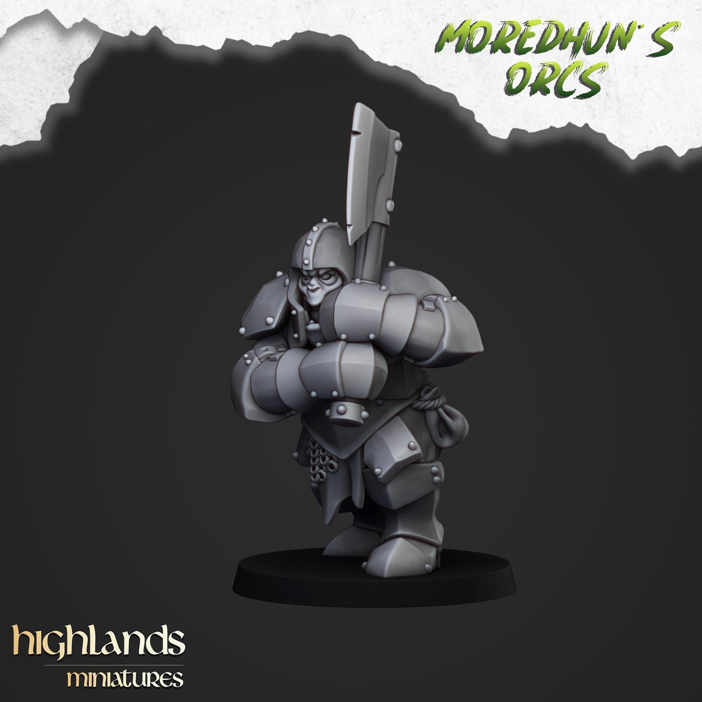 Armored Orcs Unit By Highland Miniatures