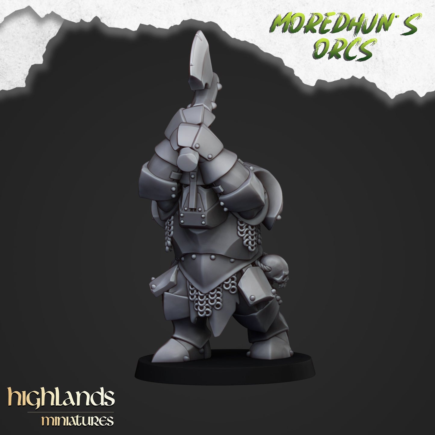 Armored Orcs Unit By Highland Miniatures