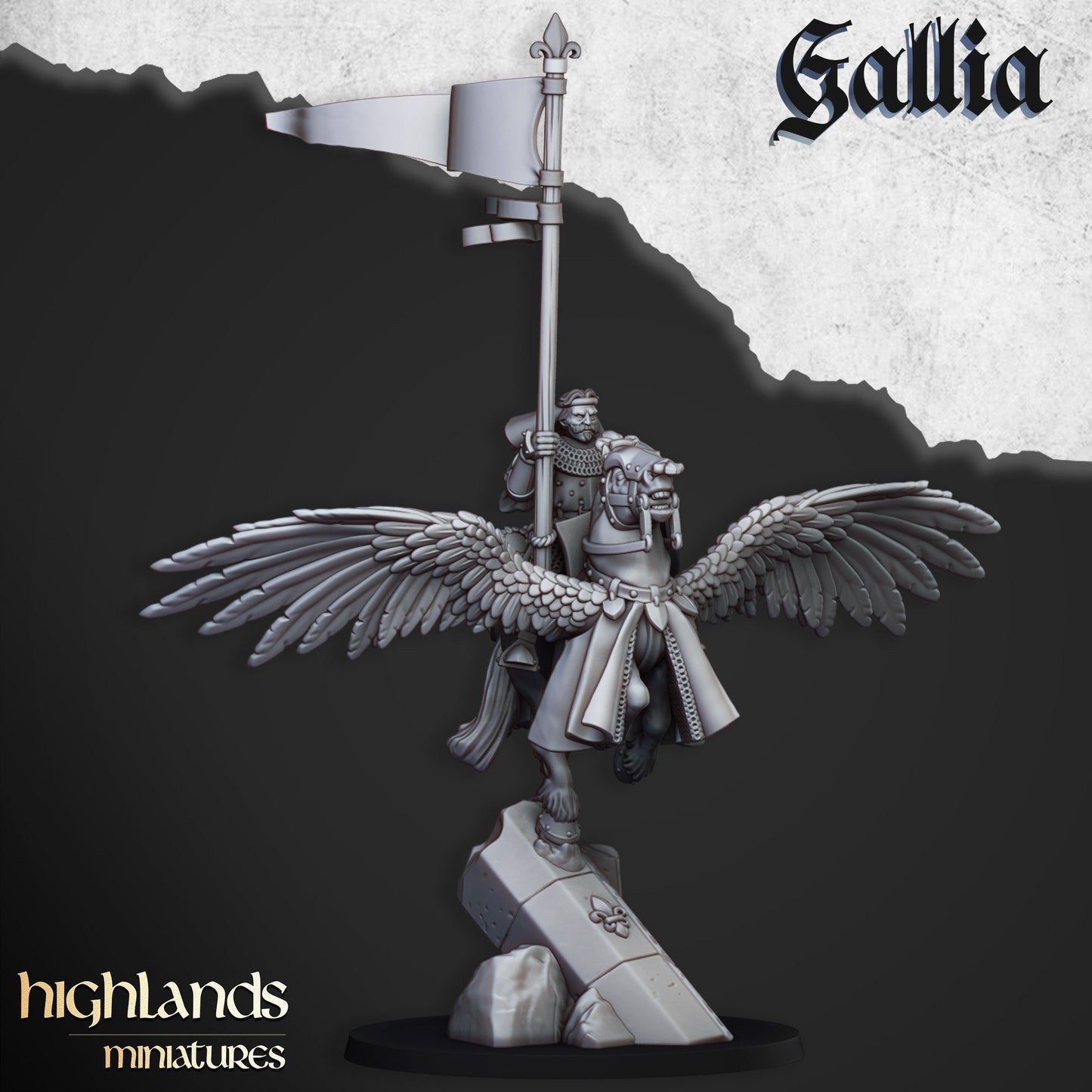 Pegasus Knight Unit of Gallia  by Highland Miniatures