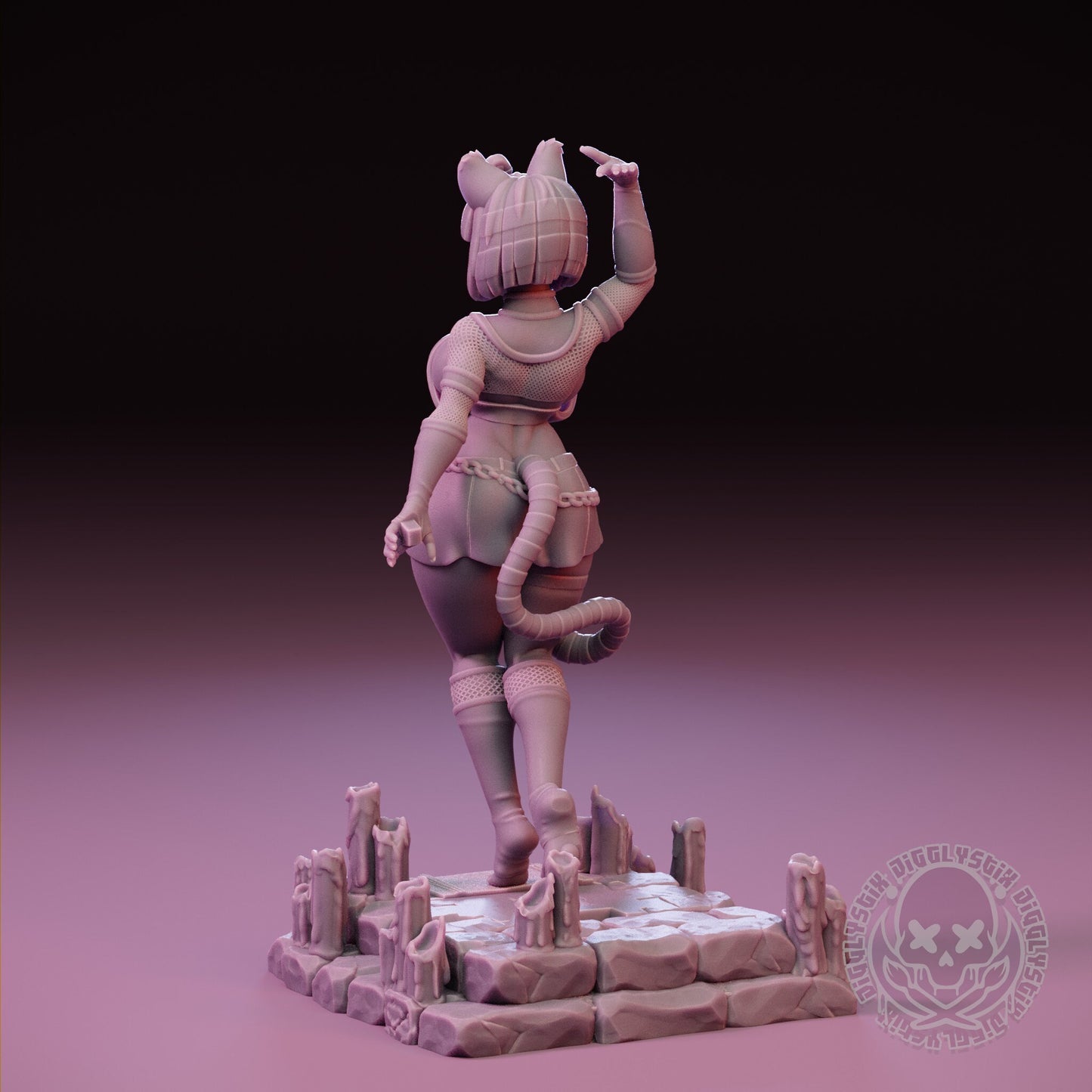 Ankha by Jigglystix Pin Up Factory Miniatures