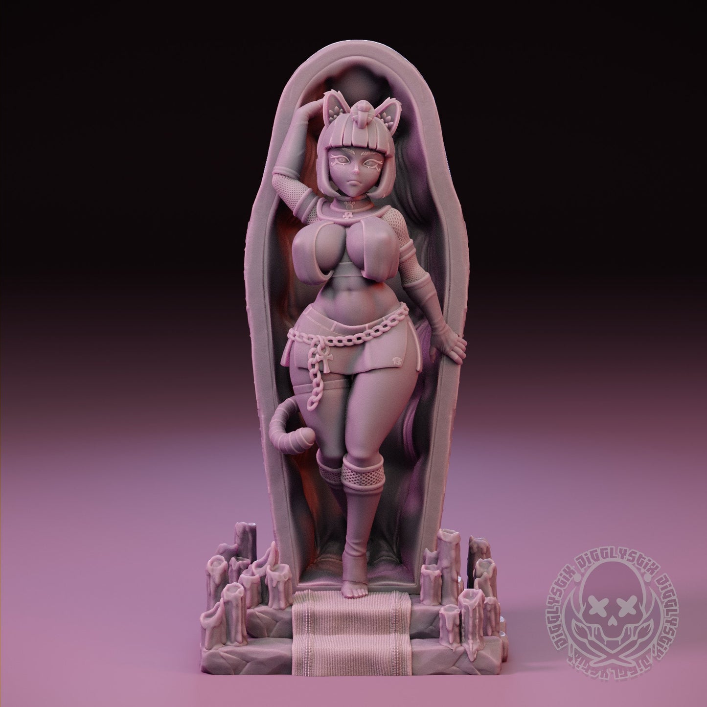 Ankha by Jigglystix Pin Up Factory Miniatures