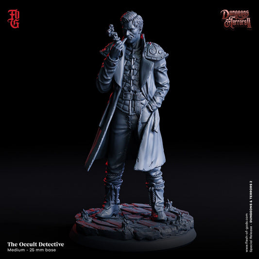 Occult Detective from "Dungeons & Terrors II"  by Flesh of Gods Miniatures