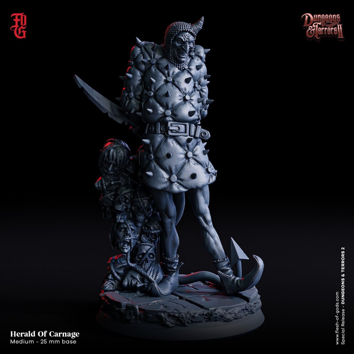 Herald of Carnage from "Dungeons & Terrors II"  by Flesh of Gods Miniatures