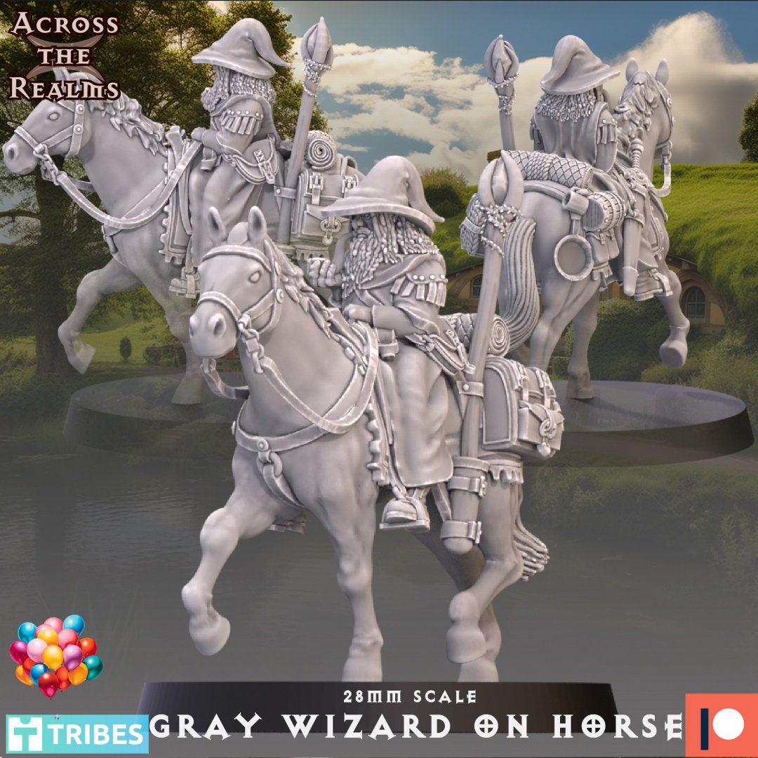 Grey Wizard by Across the Realms Miniatures