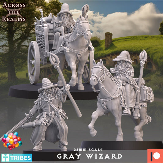 Grey Wizard by Across the Realms Miniatures