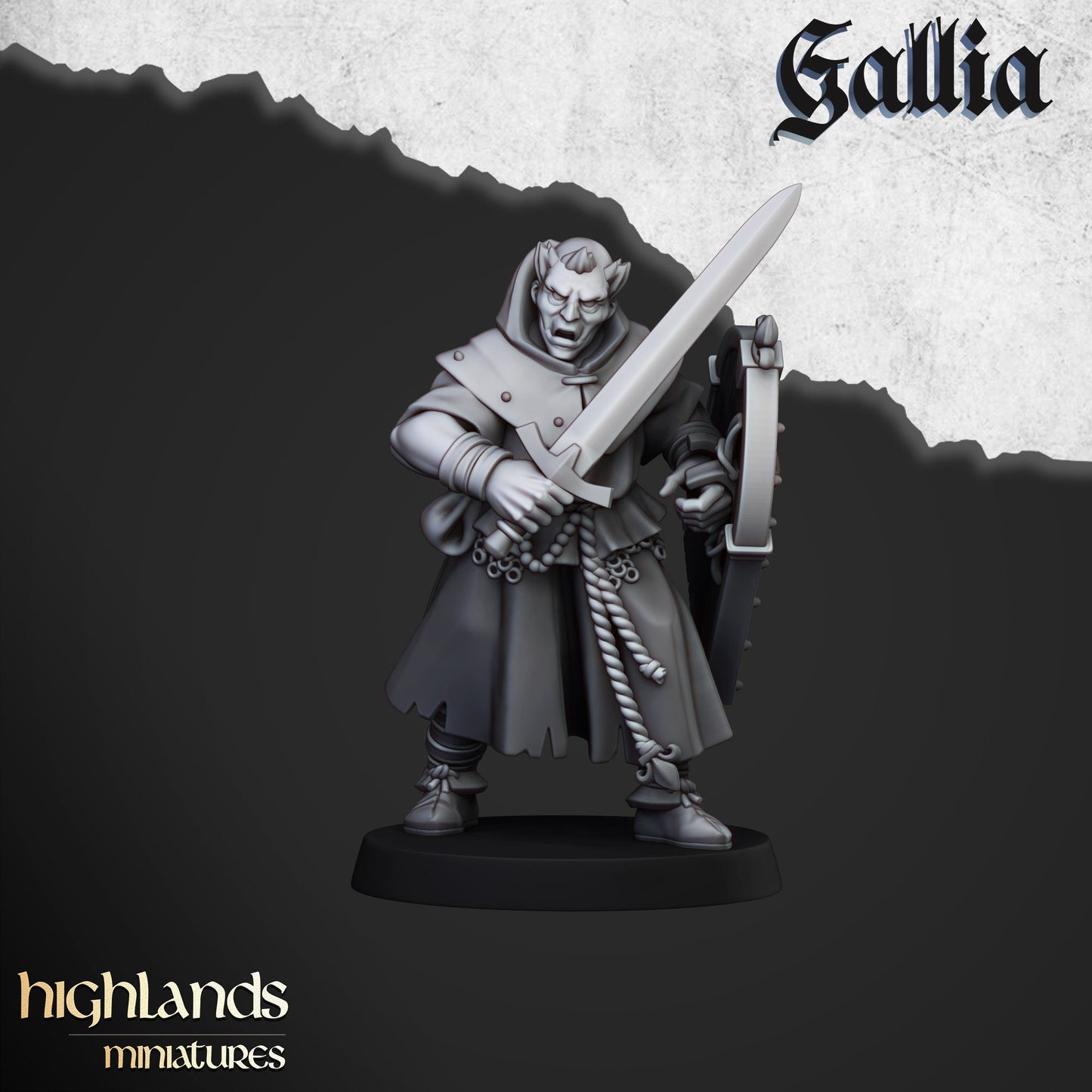 Battle Pilgrims of Gallia  by Highland Miniatures