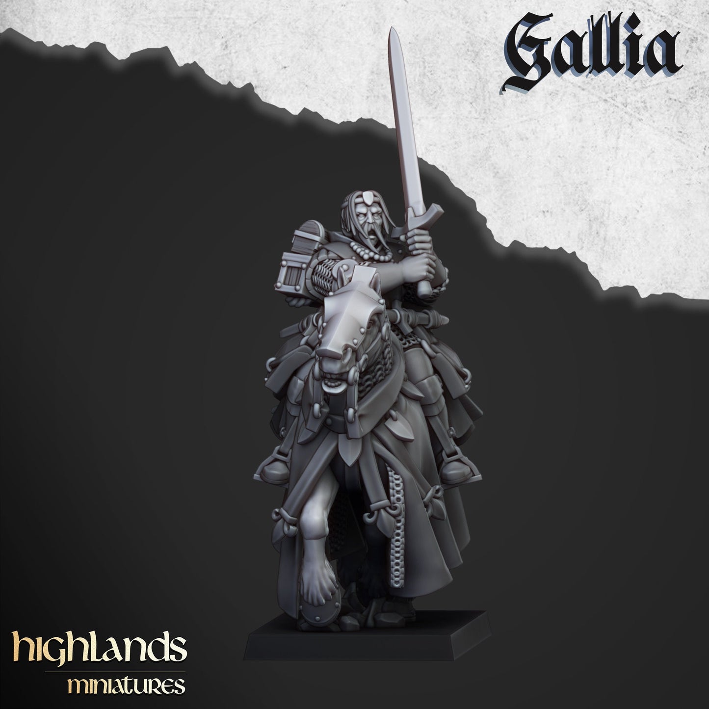 Questing Knight Unit of Gallia  by Highland Miniatures