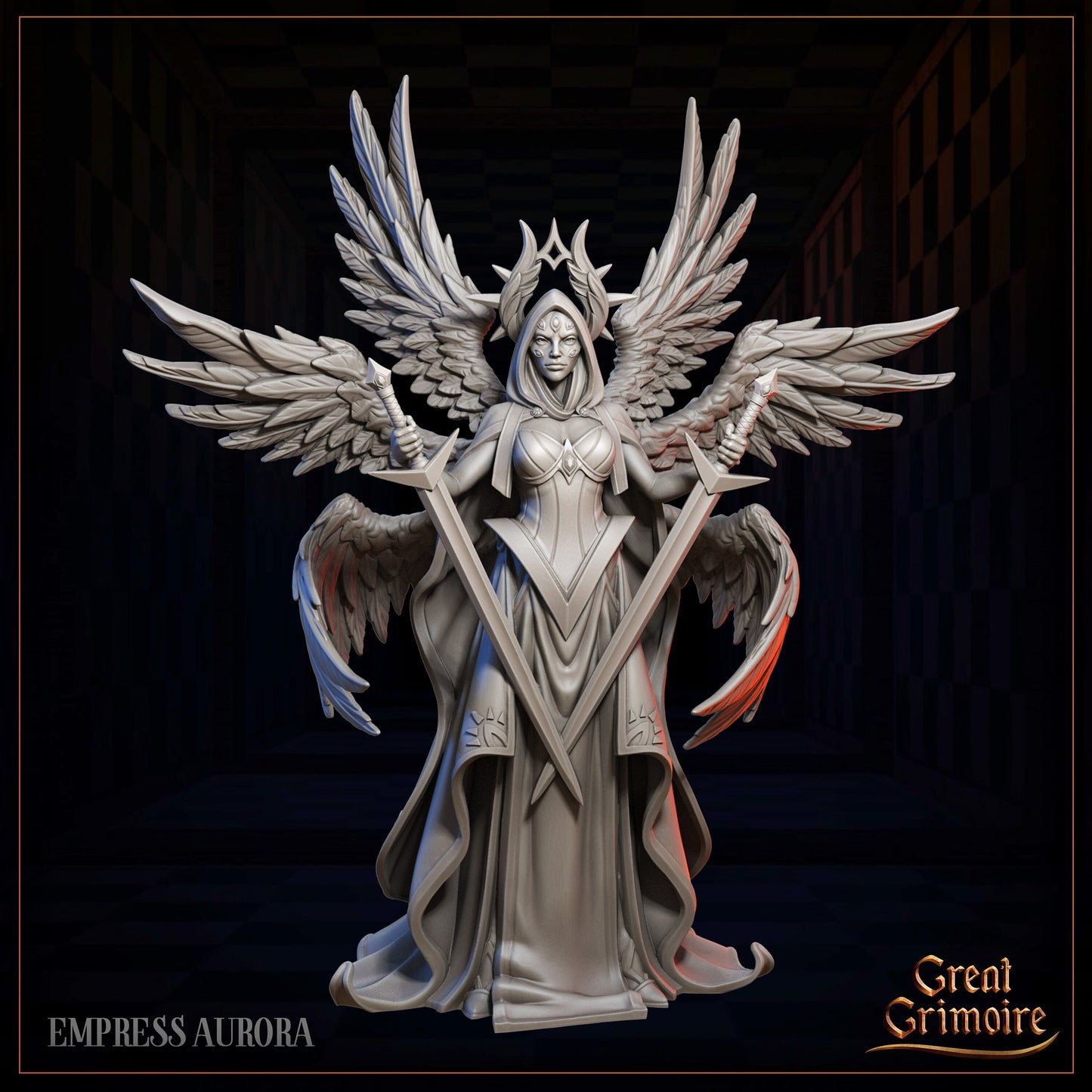 Empress Aurora from "Celestial Gambit" by Great Grimoire Miniatures