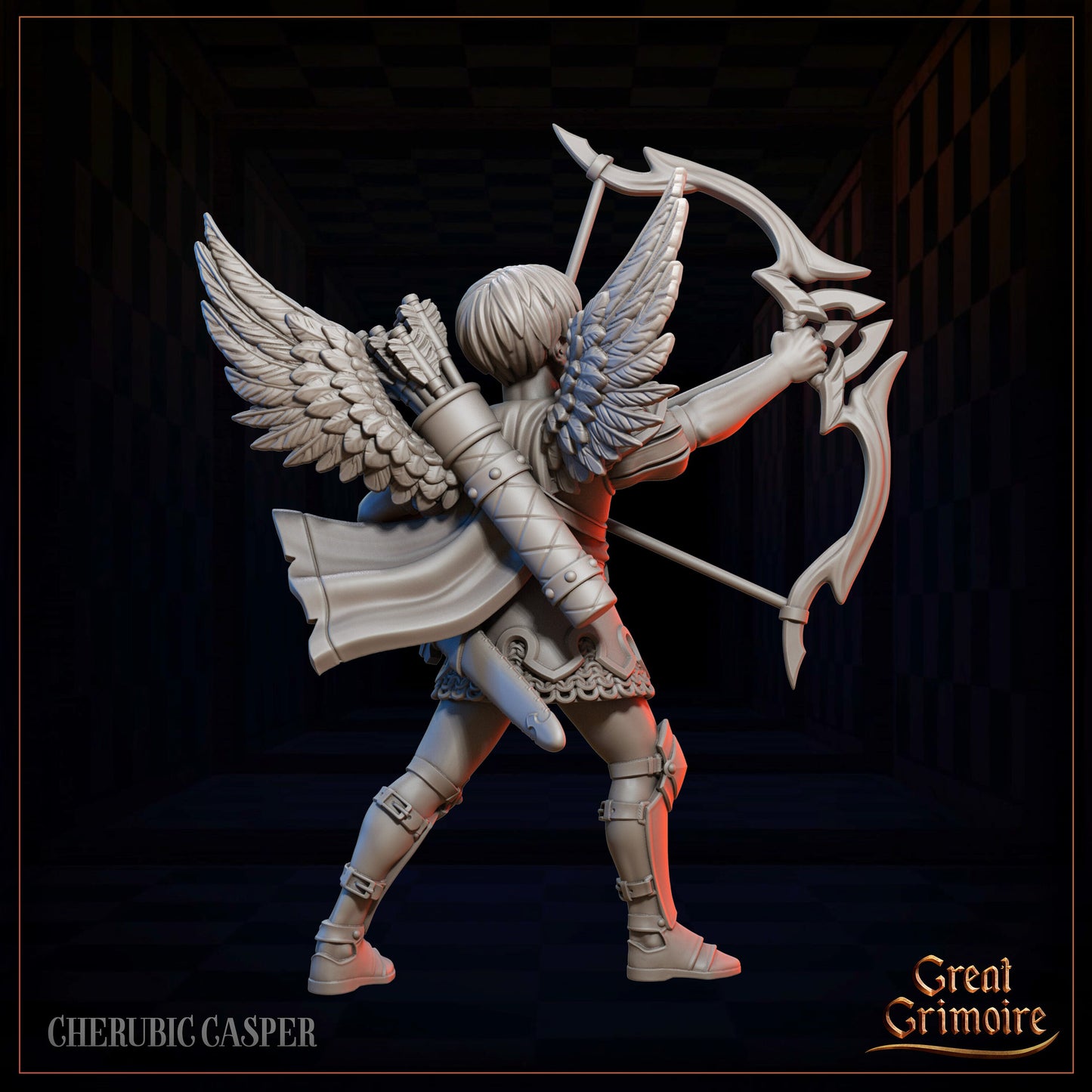 Cherub Pawns from "Celestial Gambit" by Great Grimoire Miniatures