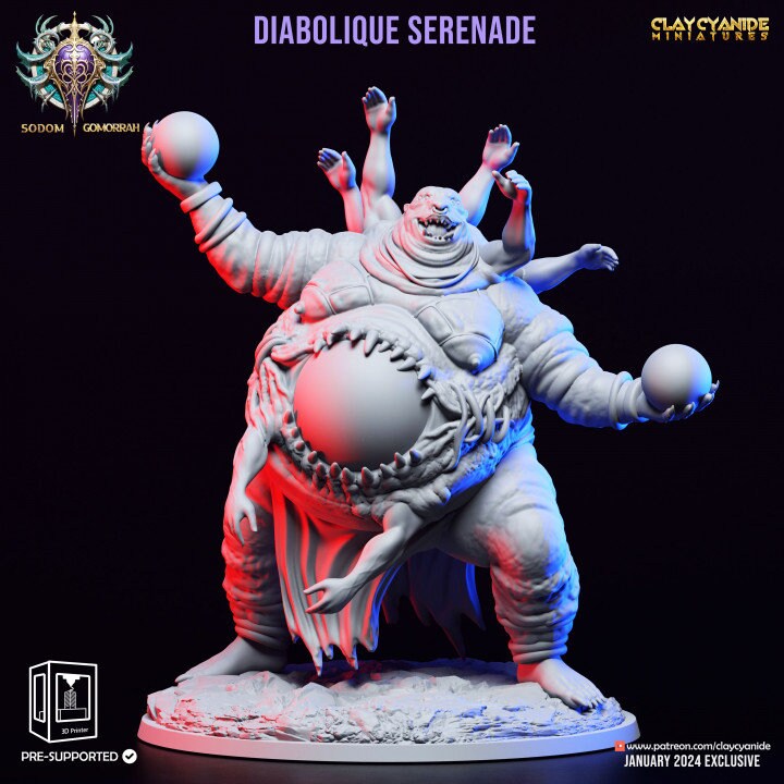 Diabolique Serenade by Clay Cyanide Miniatures