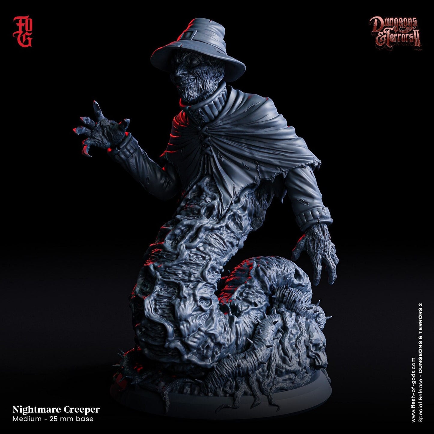 Nightmare Creeper from "Dungeons & Terrors II"  by Flesh of Gods Miniatures