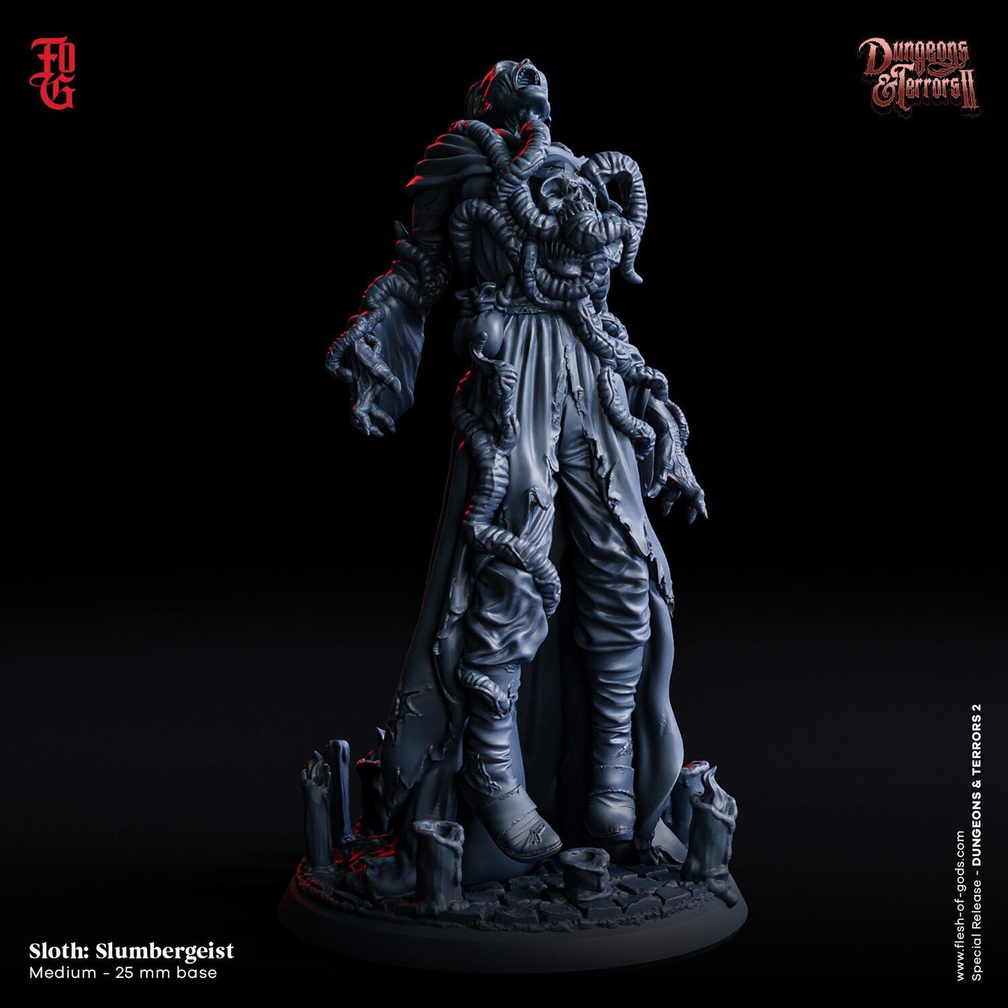 Sin Sloth Slumbergeist from "Dungeons & Terrors II"  by Flesh of Gods Miniatures