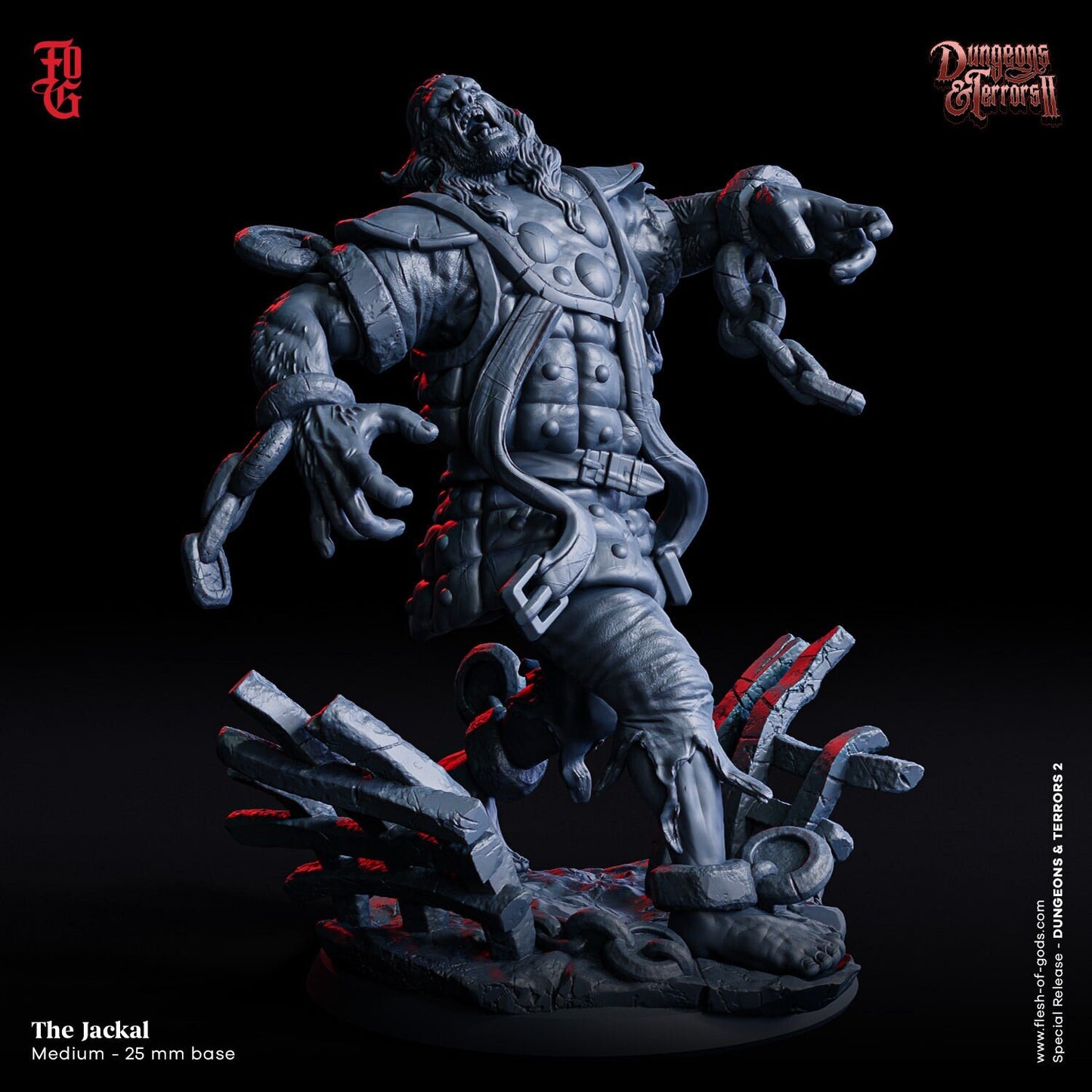 Ghost The Jackel from "Dungeons & Terrors II"  by Flesh of Gods Miniatures