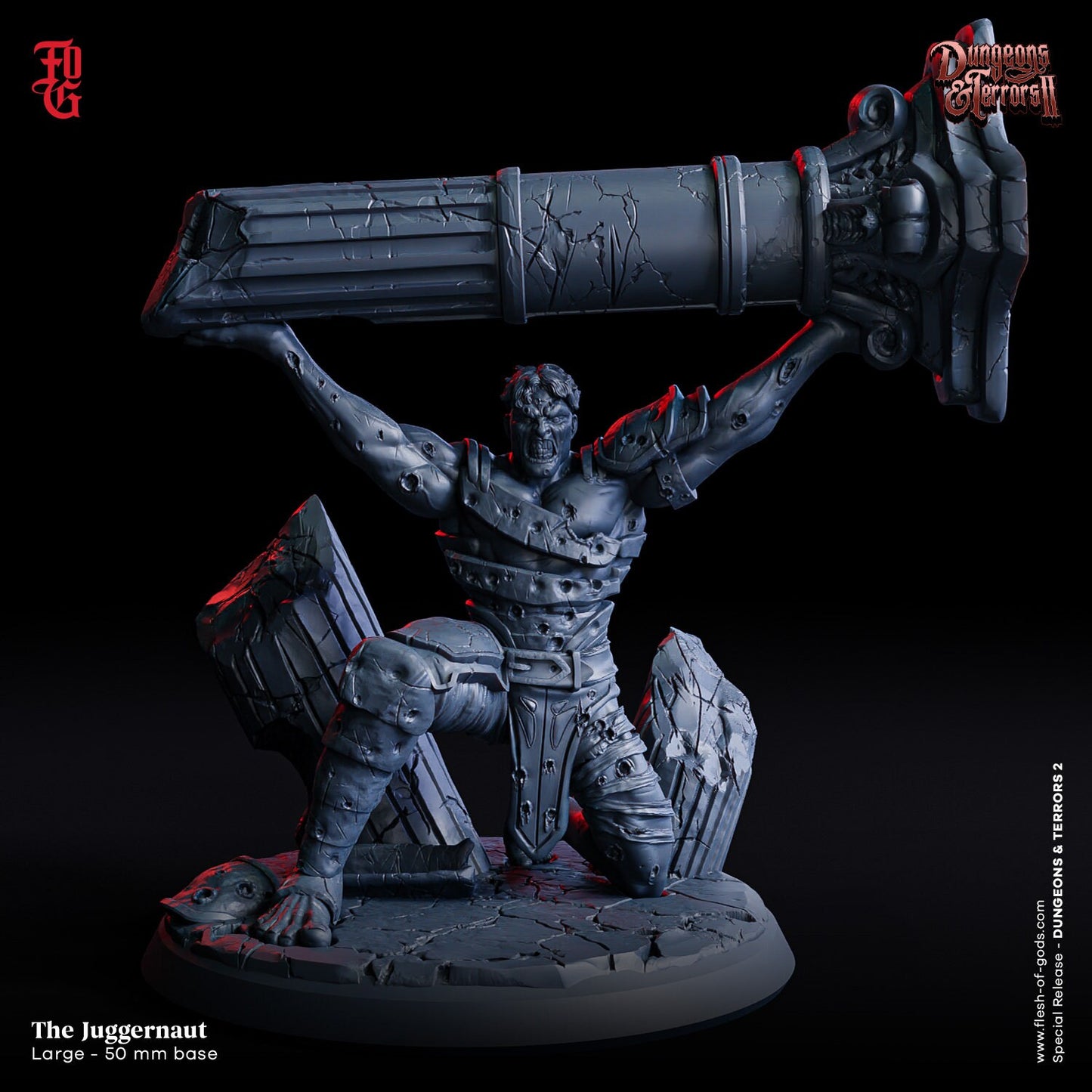 Ghost The Juggernaut from "Dungeons & Terrors II"  by Flesh of Gods Miniatures