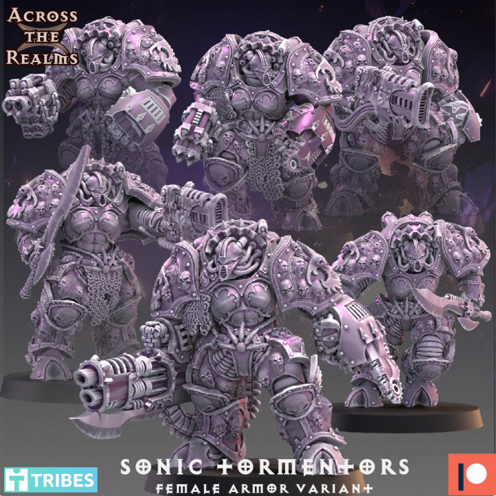 Sonic Tormentors from Legionaries Of Excess by Across the Realms Miniatures