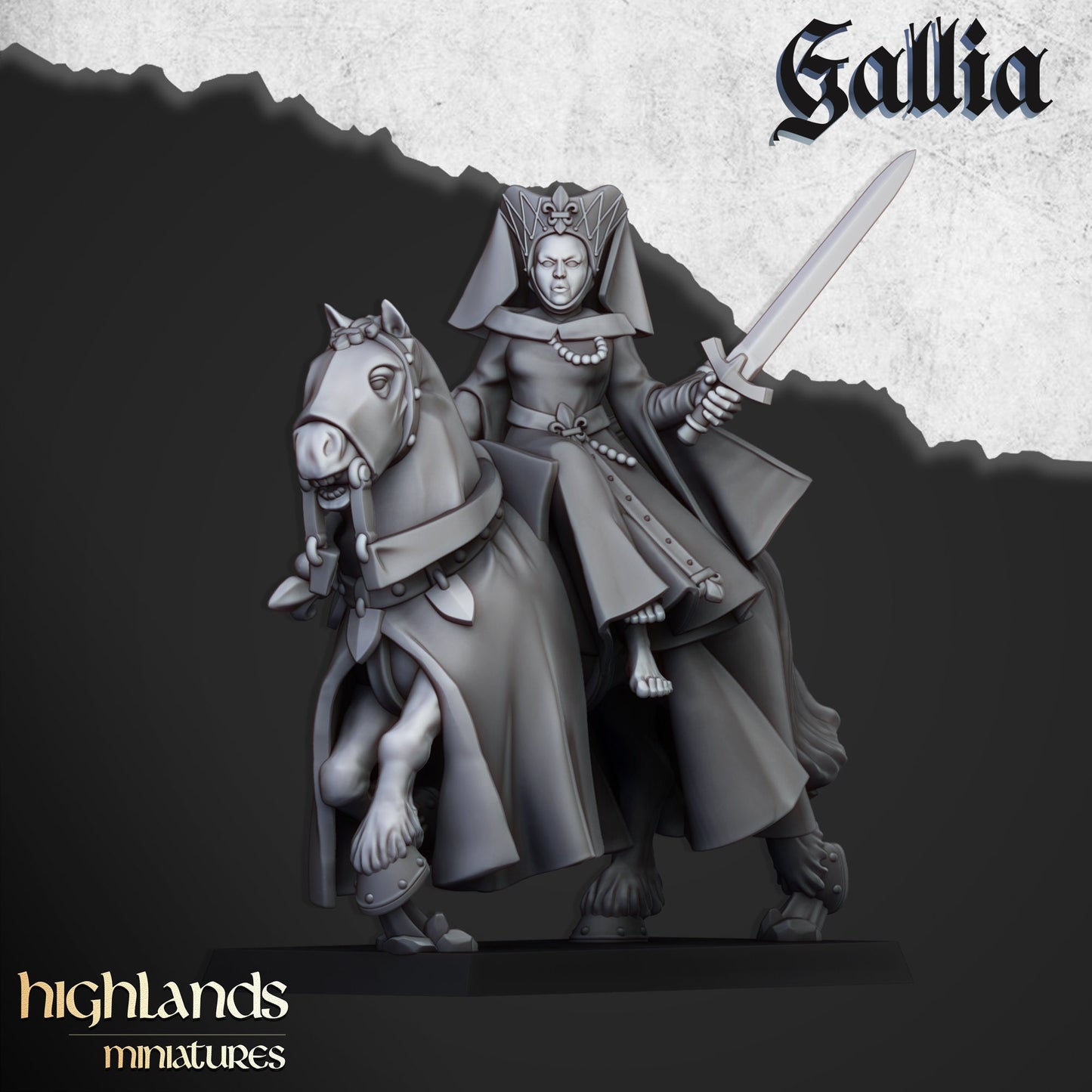 Damsel of Gallia  by Highland Miniatures