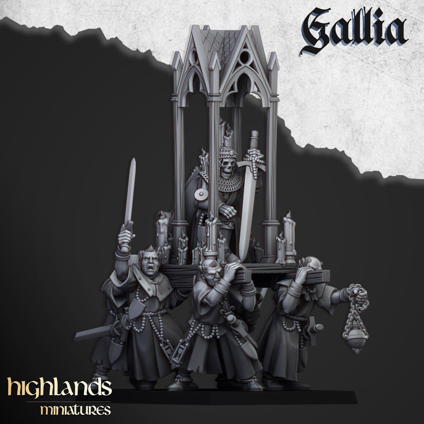 Battle Pilgrims of Gallia  by Highland Miniatures