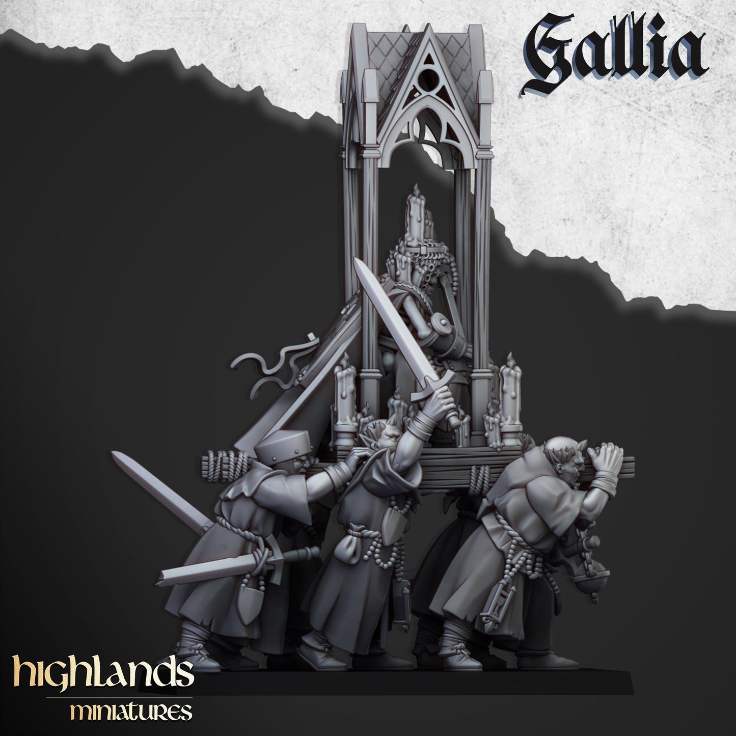 Battle Pilgrims of Gallia  by Highland Miniatures