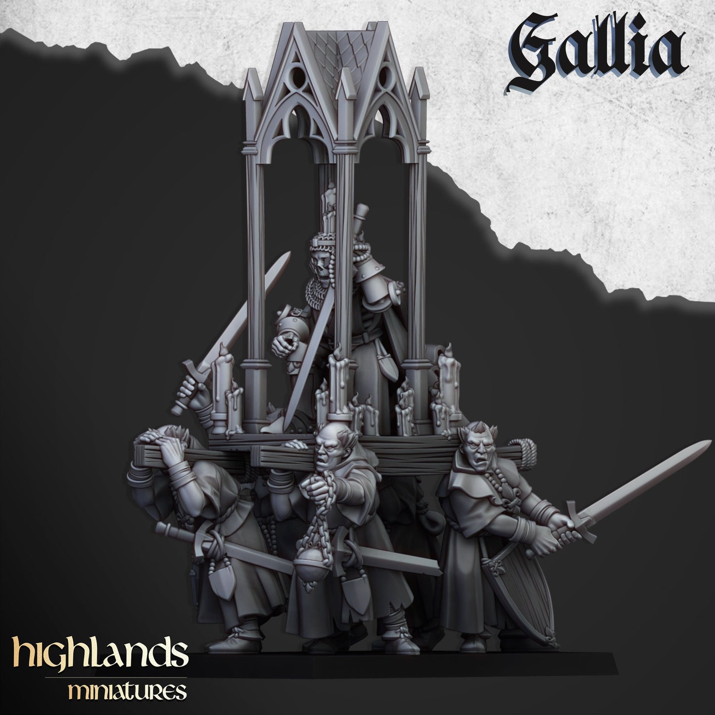 Battle Pilgrims of Gallia  by Highland Miniatures