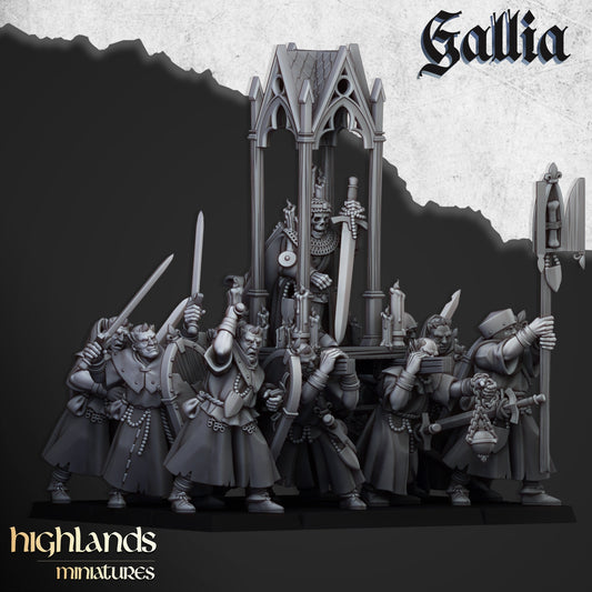 Battle Pilgrims of Gallia  by Highland Miniatures