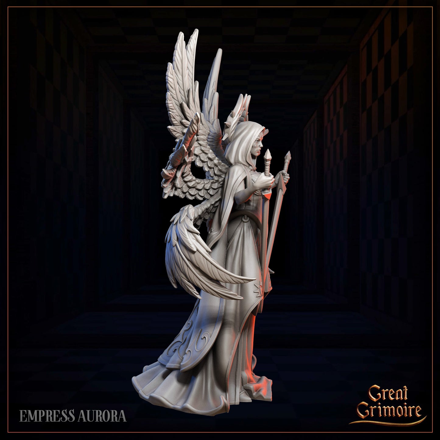 Empress Aurora from "Celestial Gambit" by Great Grimoire Miniatures