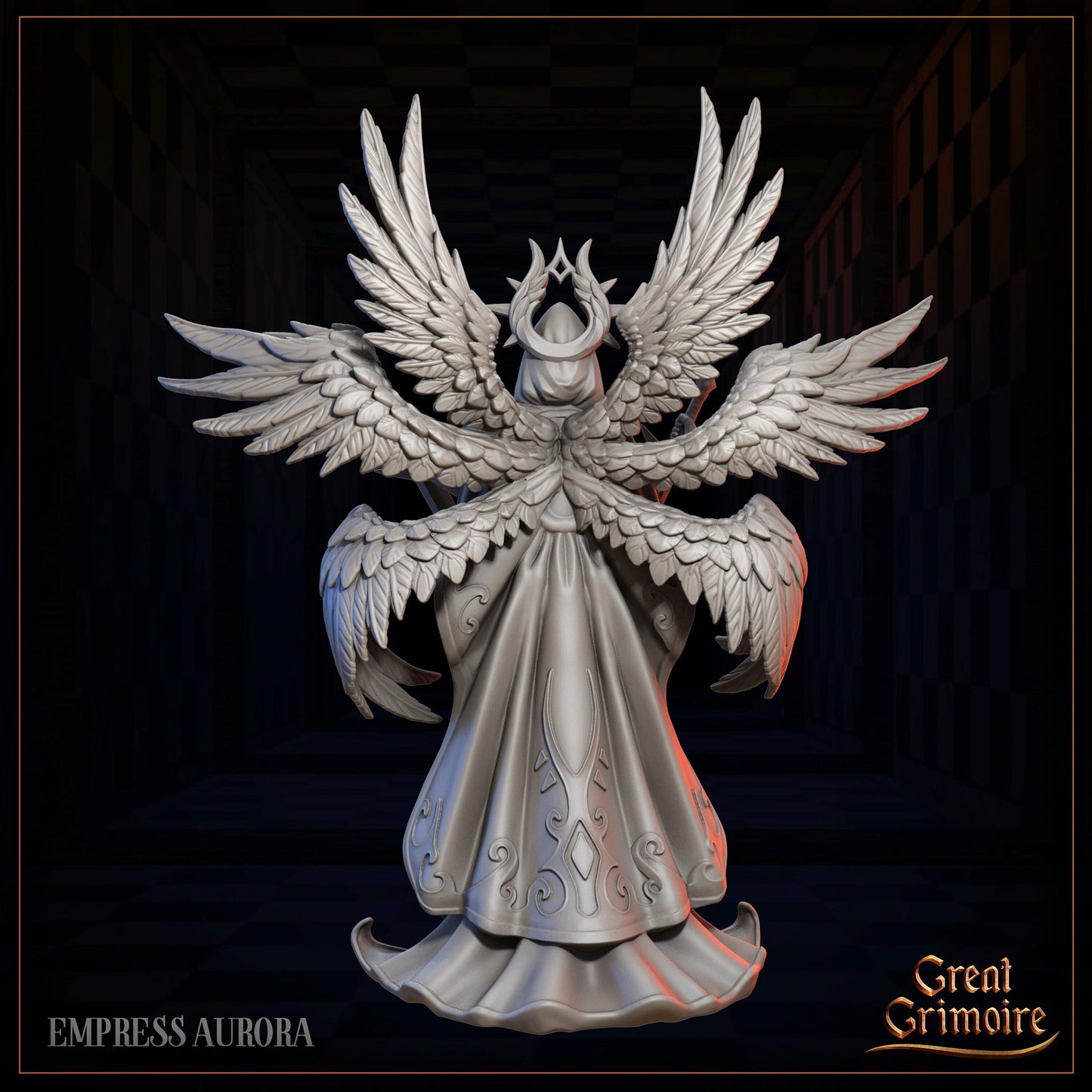 Empress Aurora from "Celestial Gambit" by Great Grimoire Miniatures