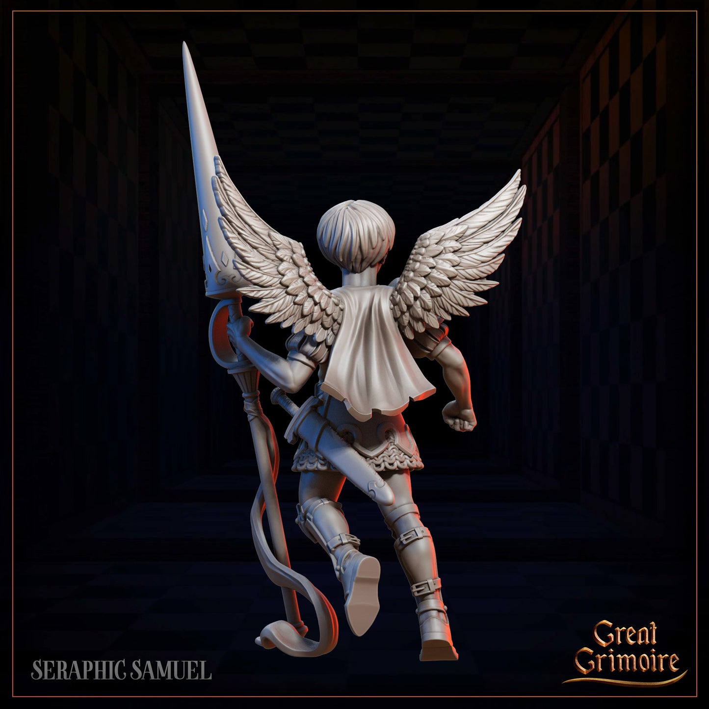 Cherub Pawns from "Celestial Gambit" by Great Grimoire Miniatures