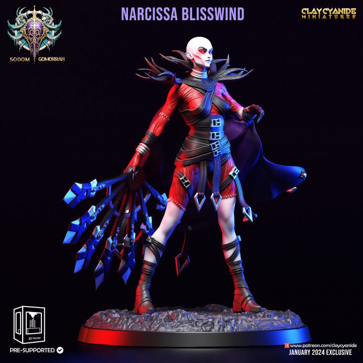 Narcissa Blisswind by Clay Cyanide Miniatures