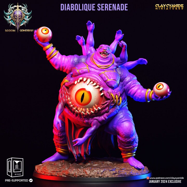 Diabolique Serenade by Clay Cyanide Miniatures