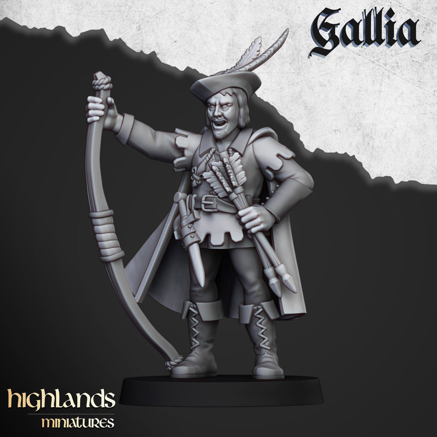 Robin Hood and Merry men Unit of Gallia  by Highland Miniatures