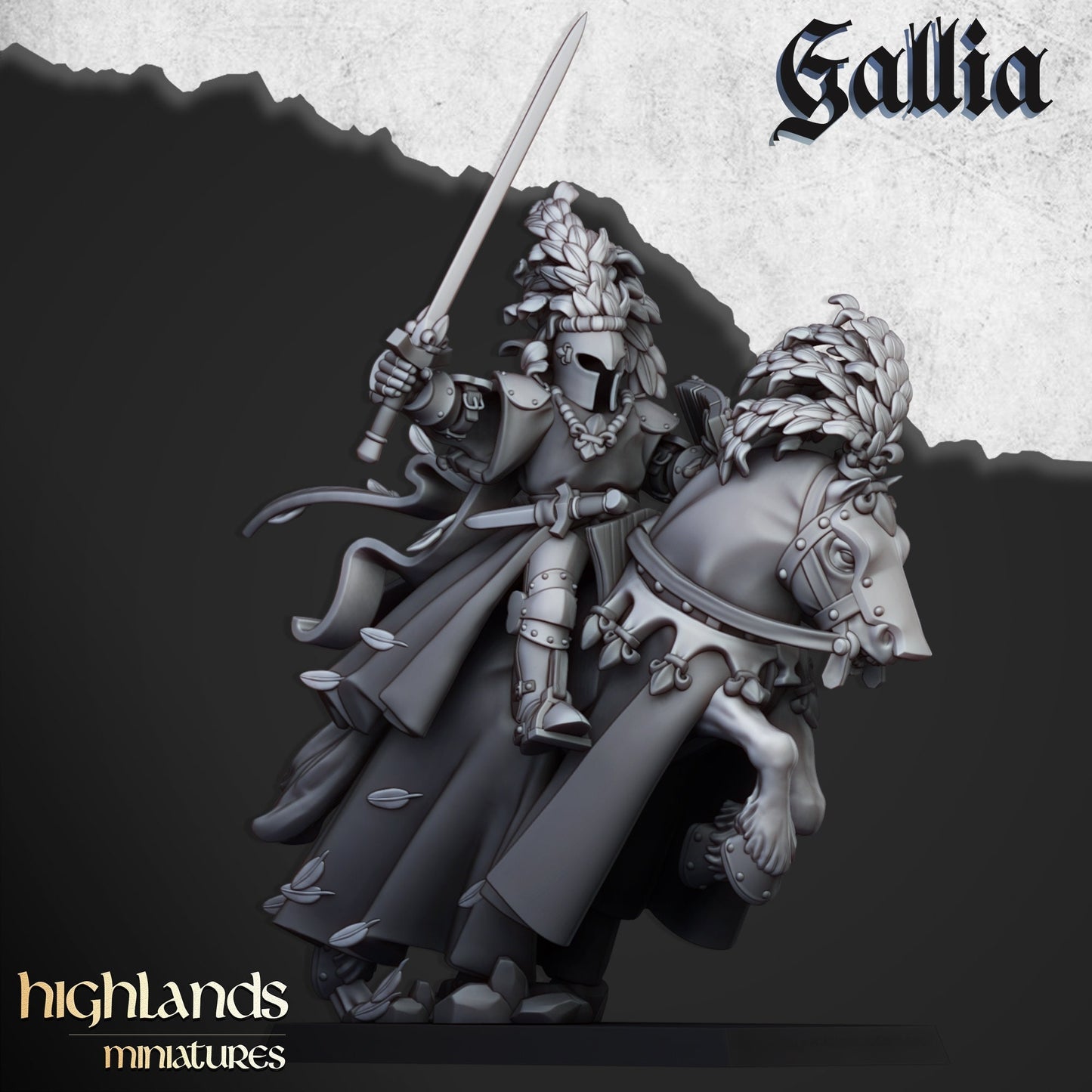 The Green Knight of Gallia  by Highland Miniatures