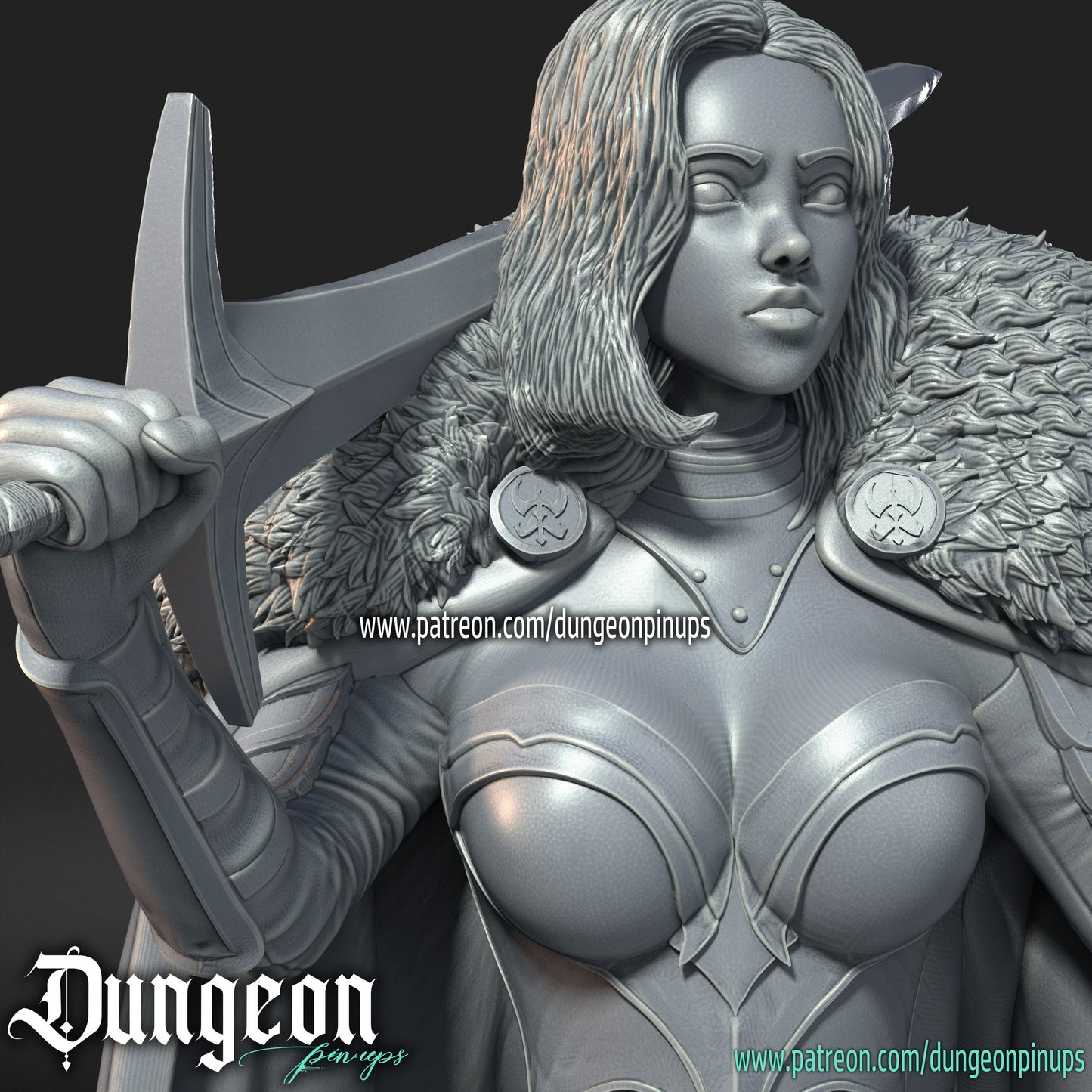 Warrior Jean from Dungeon Pin-ups by RN Estudio Miniatures