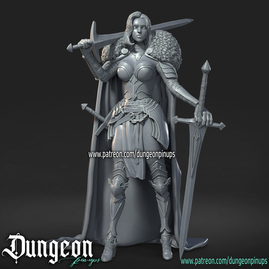 Warrior Jean from Dungeon Pin-ups by RN Estudio Miniatures