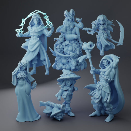 Necromancers & Evil Wizards by Twin Goddess Miniatures