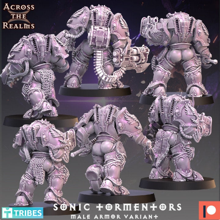 Sonic Tormentors from Legionaries Of Excess by Across the Realms Miniatures