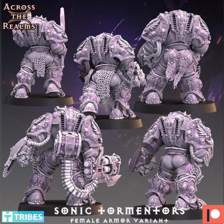 Sonic Tormentors from Legionaries Of Excess by Across the Realms Miniatures